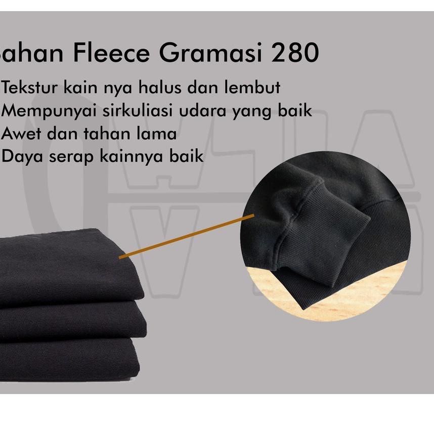 Paling Laris D'CUANIN Crewneck Black Gambar Series . crewneck pria distro . sweater anime . crewneck