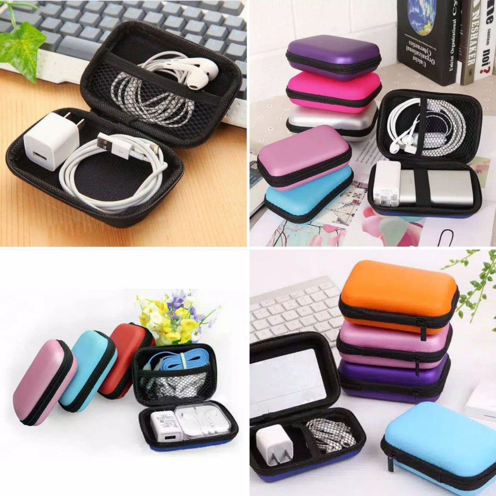 3SP | SSR23 Box Case Pouch Penyimpanan Headset Earphone Charger Kabel Data Travel Serbaguna Multifungsi