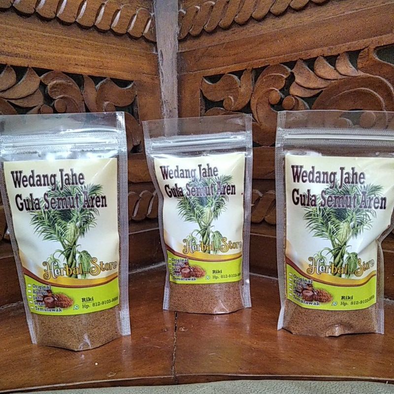 

wedang jahe bubuk gula aren murni 100 gram siap seduh