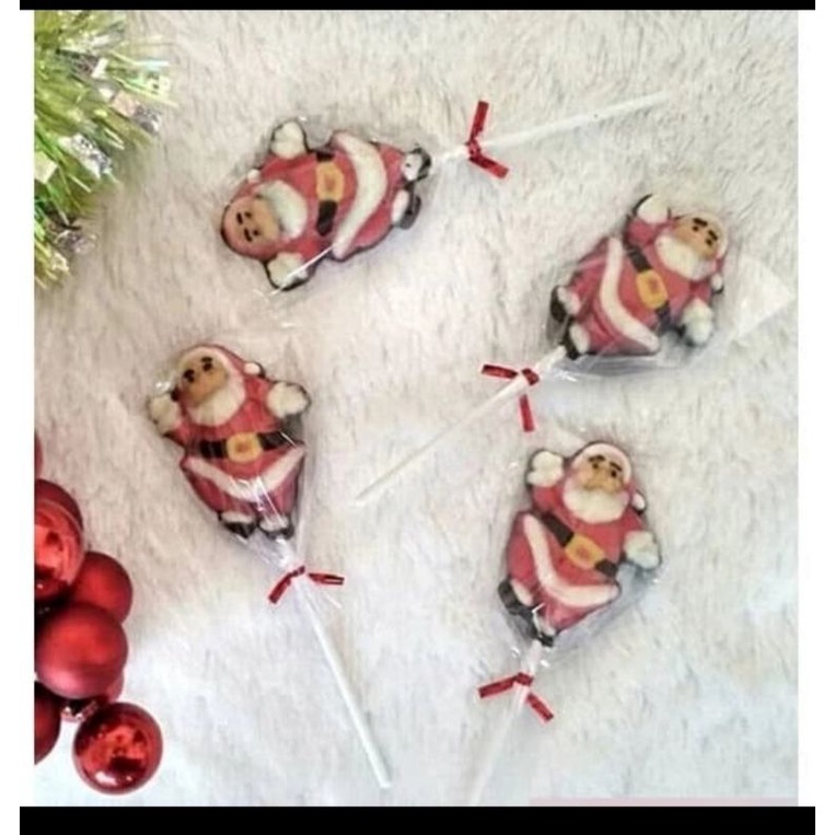 

cokelat lolipop santa clause spesial natal