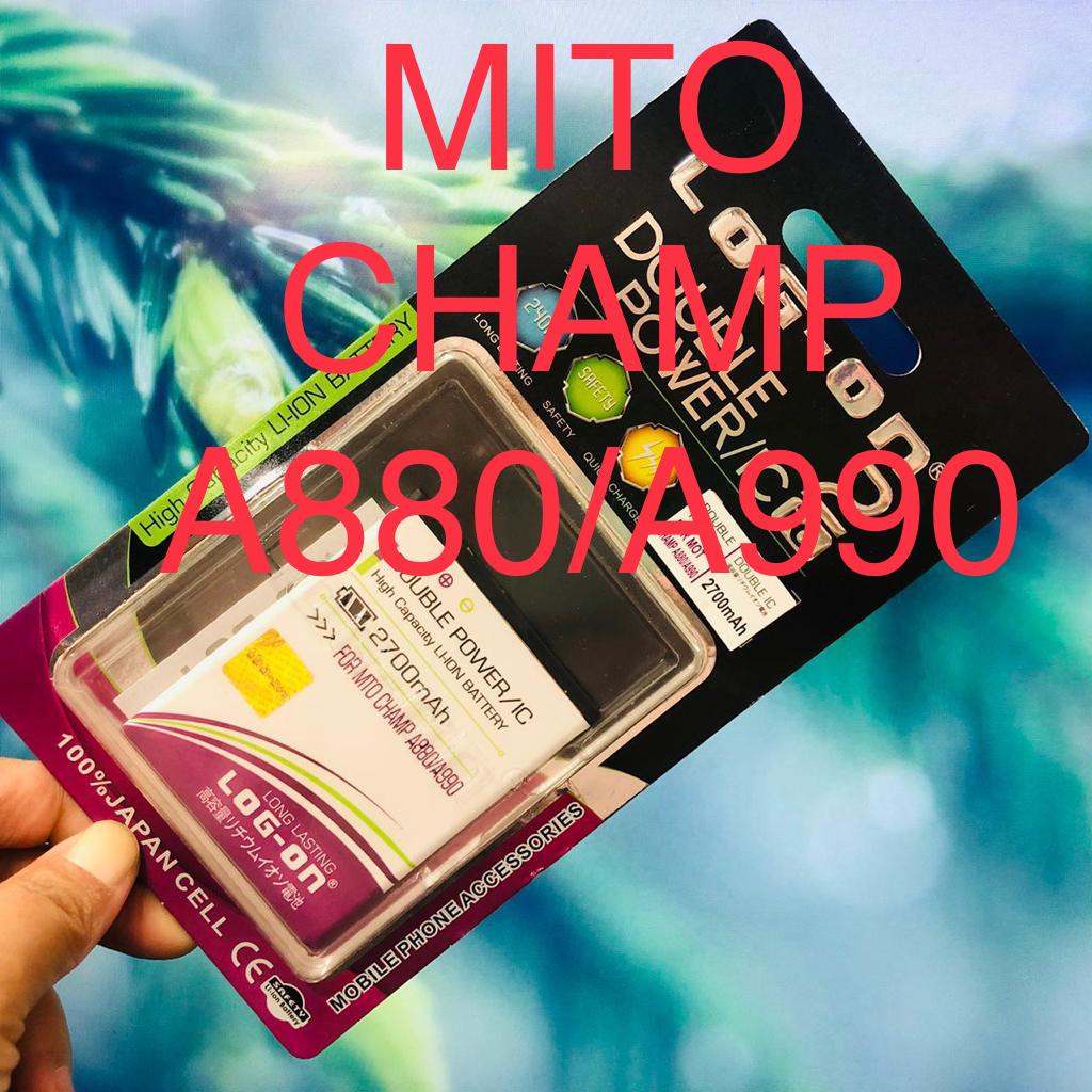 BATT BATERAI LOG ON DOBEL POWER MITO 210/ MITO A77-777/ MITO A10/ MITO A72/ MITO A150/ MITO A210/ MITO A330/ MITO A700/ MITO A880/ MITO FANTASY 2/ MITO FANTASY A39 4G/ MITO FANTASY A50/ MITO FANTASY LITE A80/ MITO FANTASY MCX A38/ MITO FANTASY ONE A33 3G