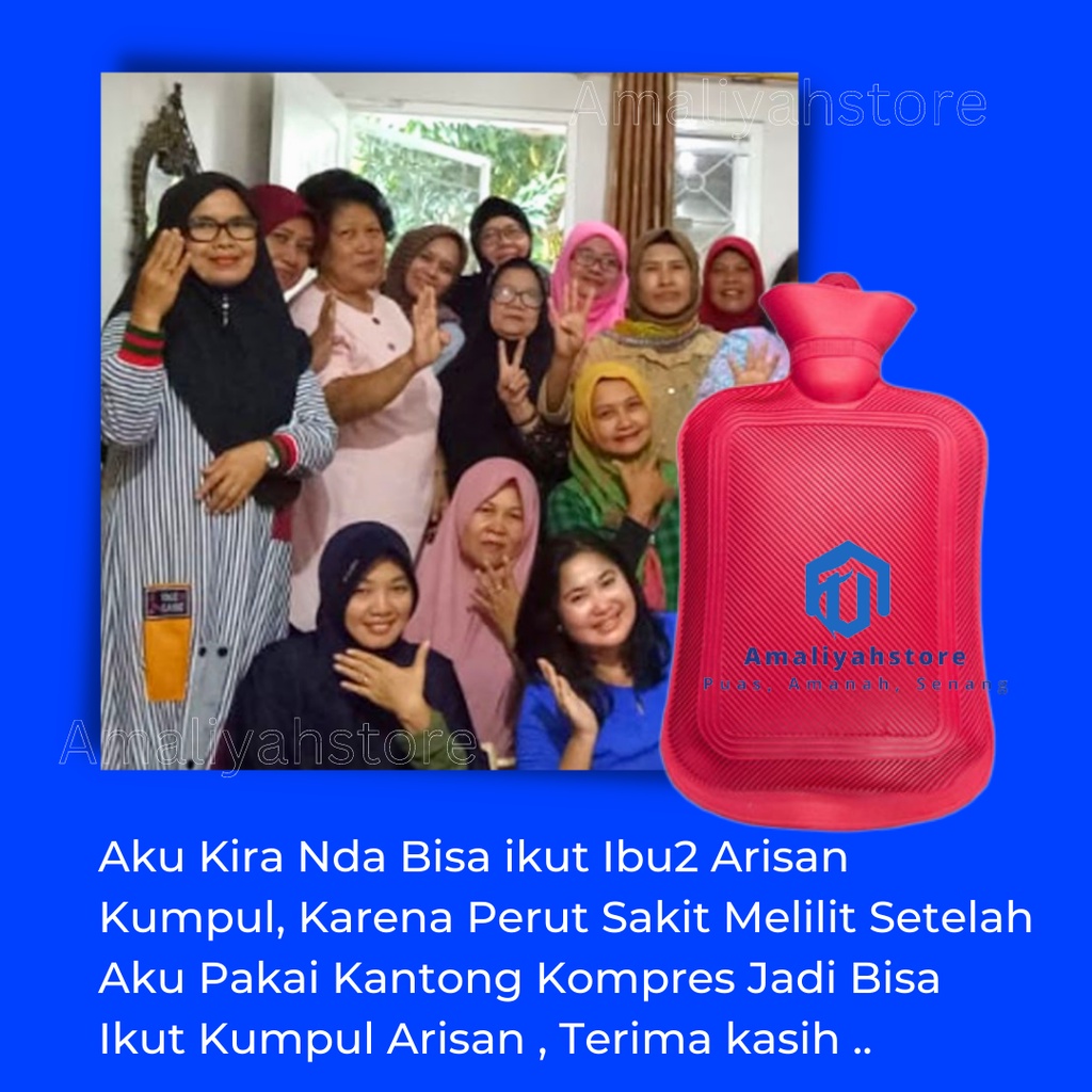 Kantung Kompres Air Panas Dan Dingin Penghangat Perut Bantal Kompres Botol  Air Panas Alat Terapi Untuk Nyeri Haid Menstruasi Wanita Hot Water Bag