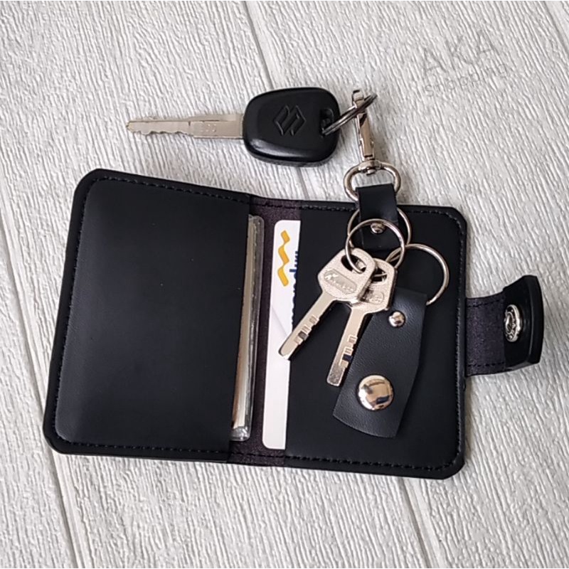 [HG BOSS02] Elegan Dompet STNK Gantungan Kunci Mobil Motor