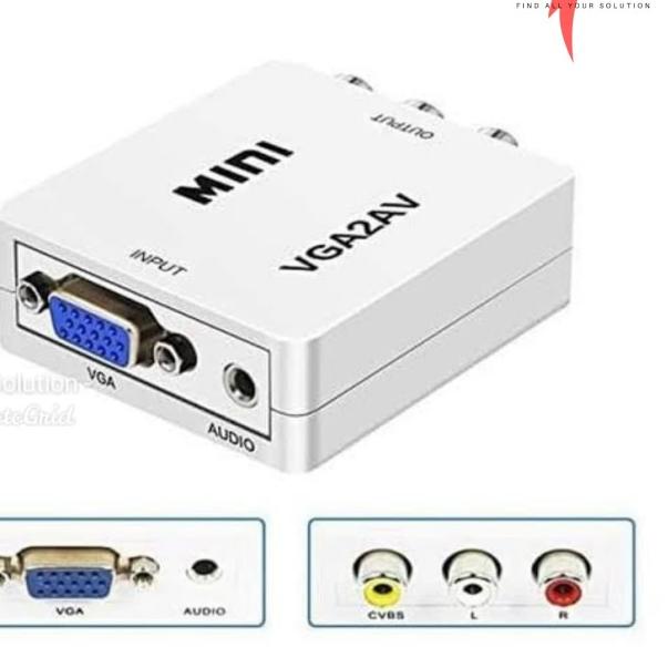 VGA to RCA Converter / Converter VGA to AV / VGA to AV Mini Converter