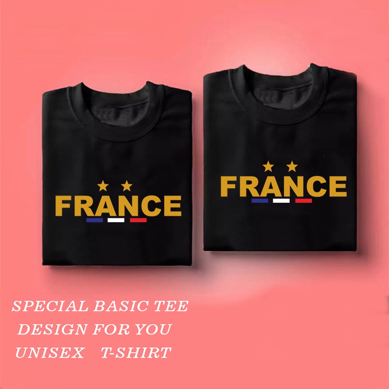 AS /  kaos distro motif FRANCE / kaos pria wanita / kaos pria / baju wanita / kaos wanita / baju pria / atasan / polos / atasan wanita / tshirt