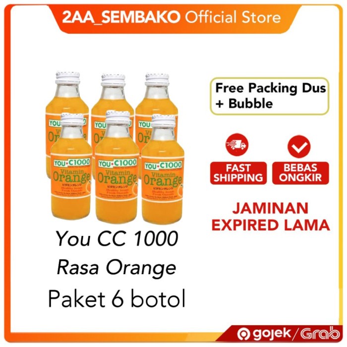 

YOU C 1000 ORANGE 1 PACK ISI 6 BOTOL MINUMAN YOUCC1000 ORANGE PAKET 6