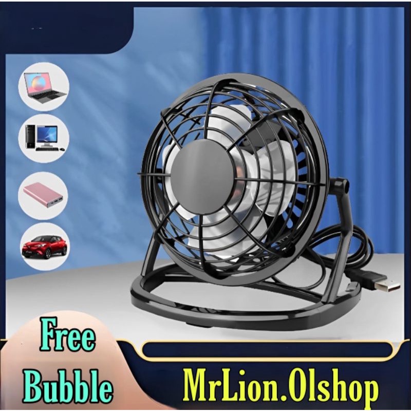 Mini Fan USB Karakter / Kipas Angin Portable Motif Karakter ⭐ Mrlion ⭐