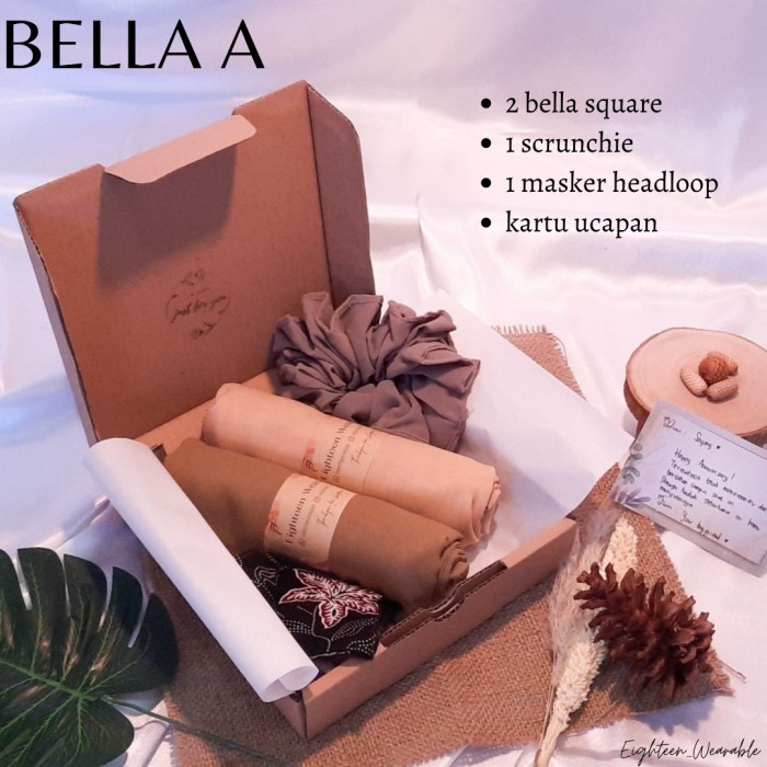 

(COD) Souvenir Hampers Hijab Kado Ulang Tahun Wisuda Wedding - BELLA A