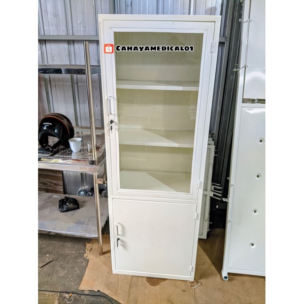 Lemari obat 1 pintu besi / Lemari medis / Lemari obat