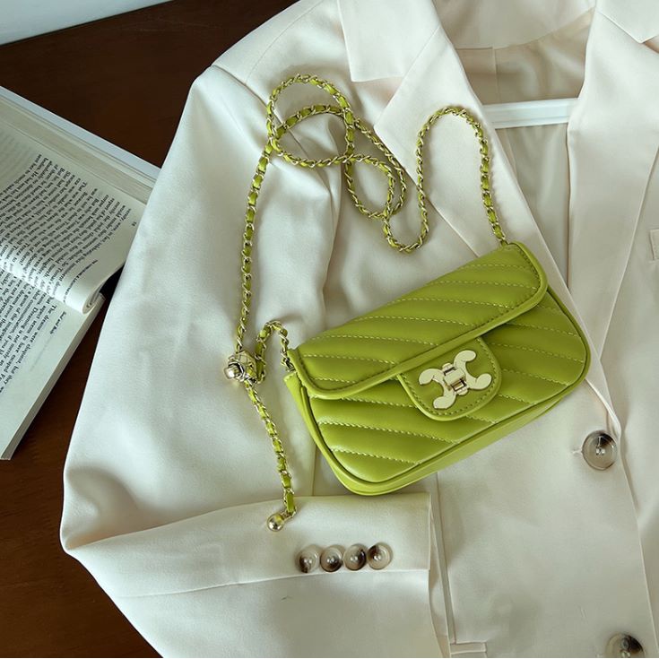 Tas Selempang Kulit Wanita Dompet Hp Cewek Rantai Mini Bag NJ188