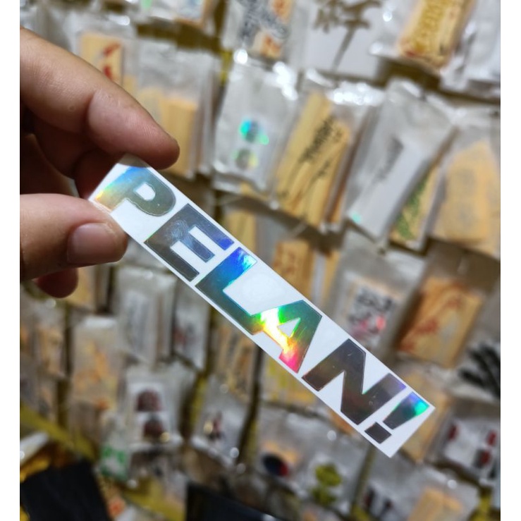 Sticker motor Pelan stiker cutting motor