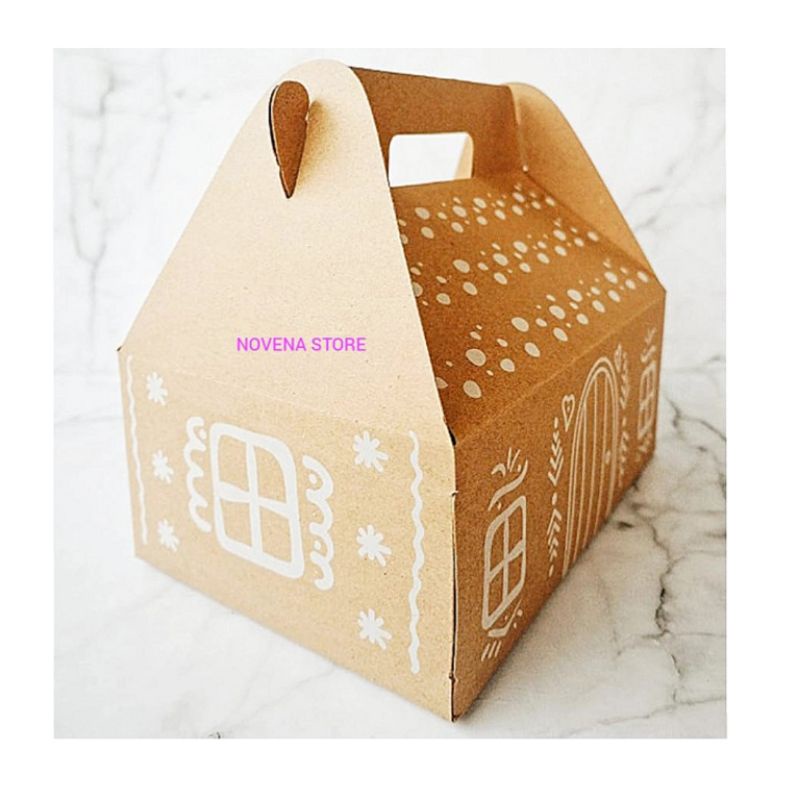 

BOX NATAL CUPCAKE ISI 6 GABLE BOX MUFFIN CUP CAKE SEKAT 6 MERRY CHRISTMAS-X'MAS2253