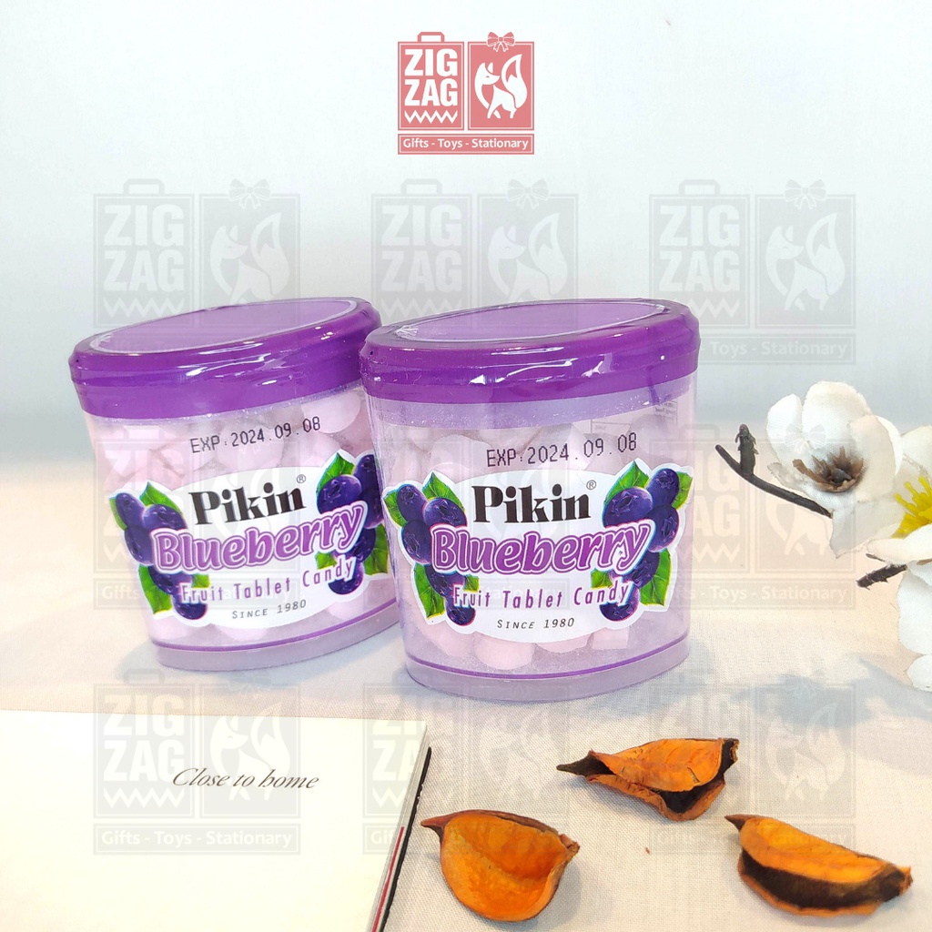 

Zigzag - Pikin Blueberry Fruit Tablet Candy/Permen Rasa Buah