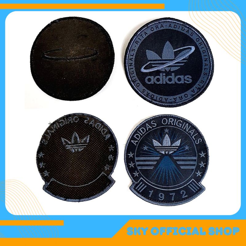 Logo Patch Woven Emblem Bordir Club Bola Premium Addas Fashion