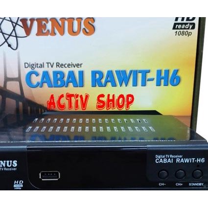 Set Top Box TV Digital DVB T2 VENUS Cabai Rawit H5 New - STB H6