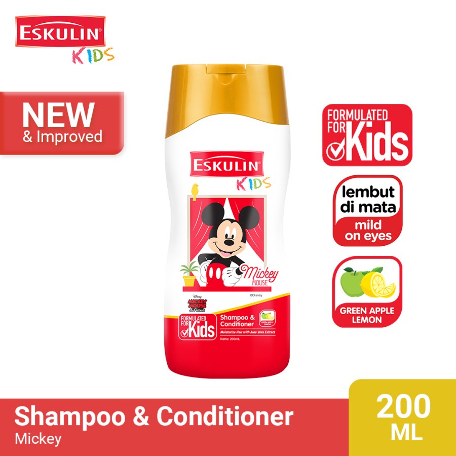 Eskulin Kids Shampoo &amp; Conditioner Mickey 200ml