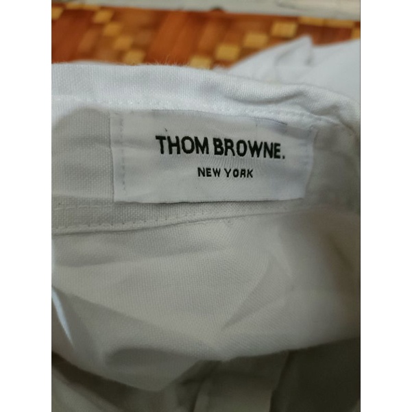 kemeja putih polos THOM BROWNE Jeans size S