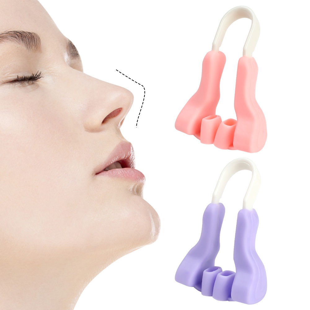 1pc Klip Pembentuk Hidung Bahan Silikon Untuk Wanita