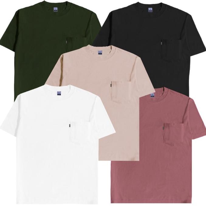 Otsky Kaos Polos Pocket Katun 24s Tshirt