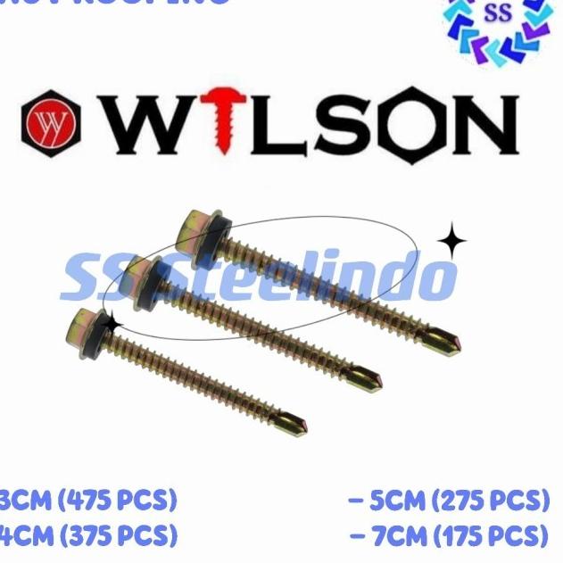BAUT ROOFING BAJA RINGAN WILSON 12X30 12X40 12X50 12X70 (DUS) - 7CM