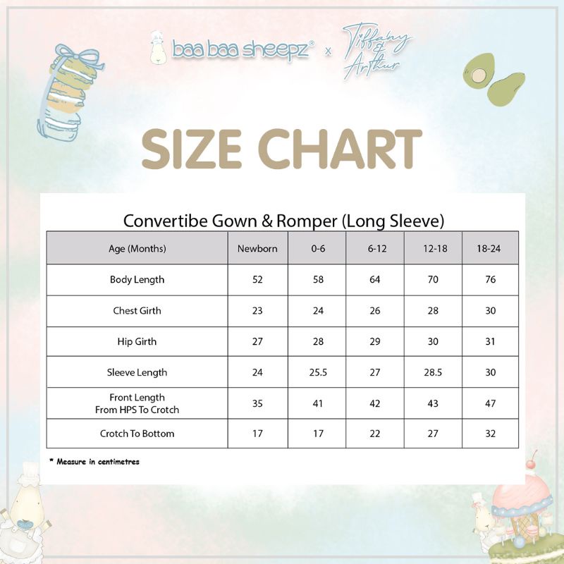 Baabaasheepz Convertible Gown &amp; Romper X Tiffany Arthur - Romper Gaun Baabaasheepz