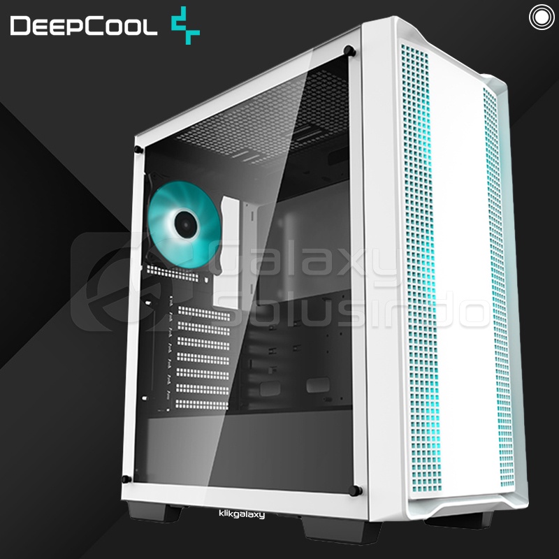 DeepCool CC560 Tempered Glass Gaming Case - White