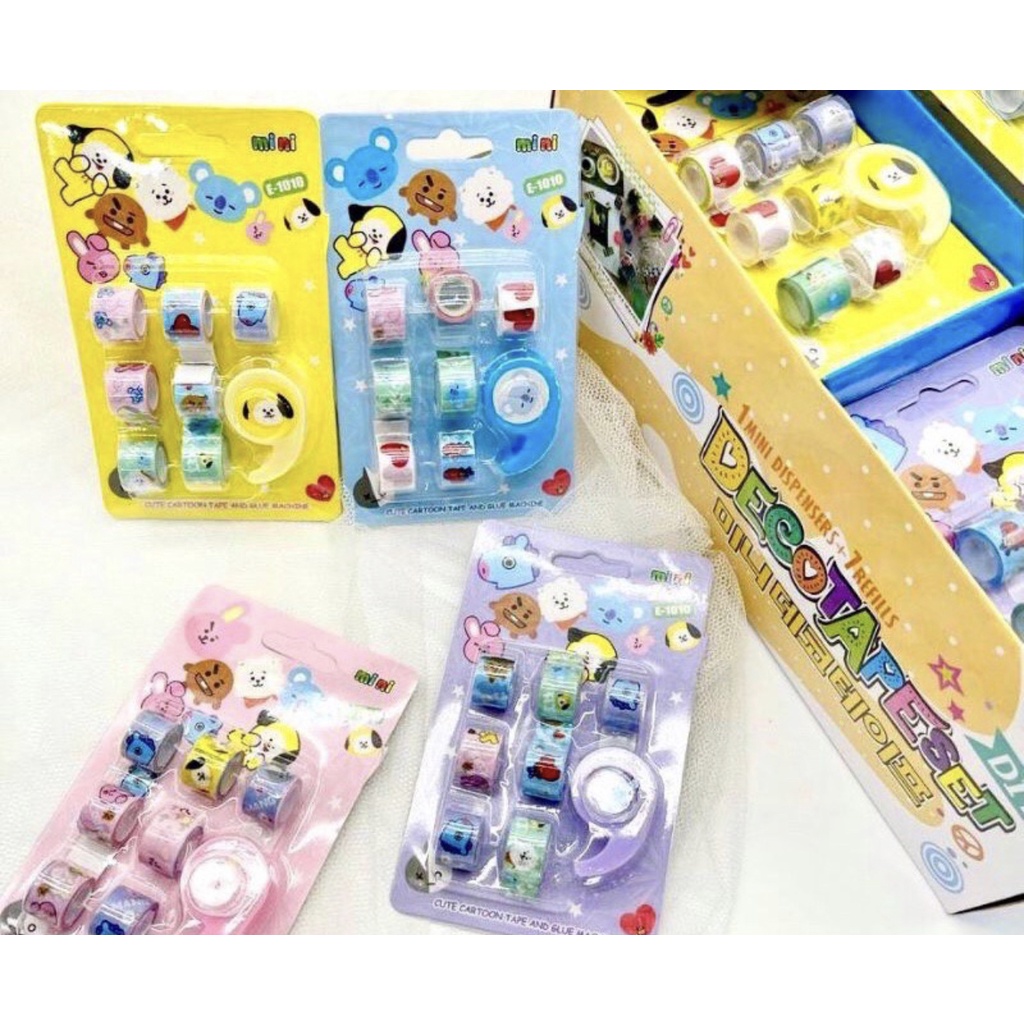 

Solasi Set BT21/ Washi tape BT21