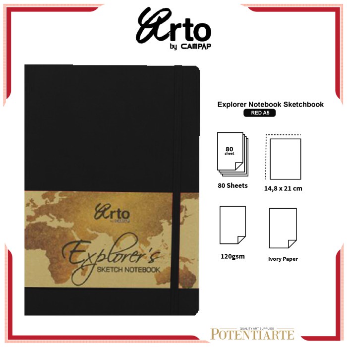 

Buku Sketsa Arto A5 Explorer Notebook Sketchbook