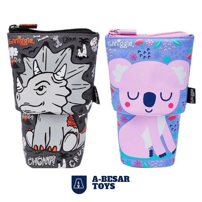 

SMIGGLE PENCIL CASE SLIDE STAND ANIMALIA - Tempat Pencil Original