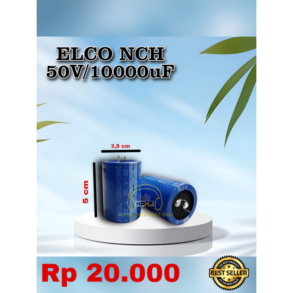ELCO ELCHO NCH 10000 MIKRO 50 VOLT Elco NCH 10000 uf 50V Elco