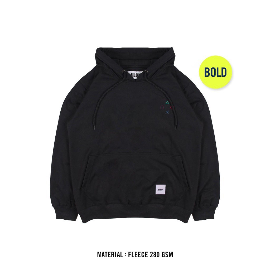 Sweater Hoodie Hooligans Playstation Black