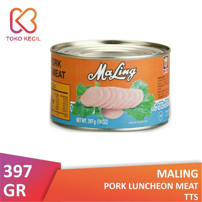 

READY Maling TTS Pork Luncheon Meat 397gr