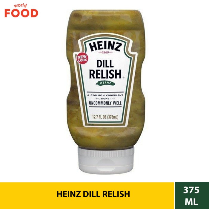 

HEINZ DILL RELISH 12.7FL OZ