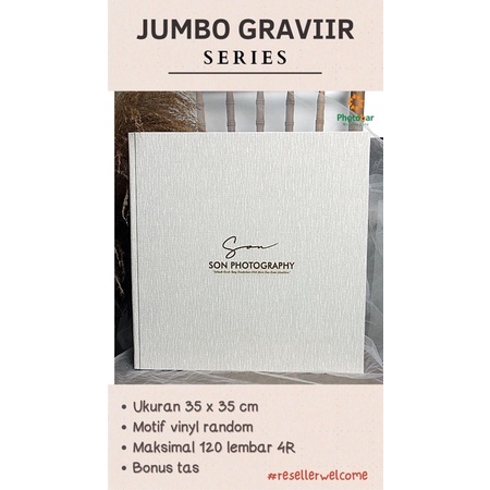 Album Foto Jumbo Graviir Series 10sheets = 6 pcs