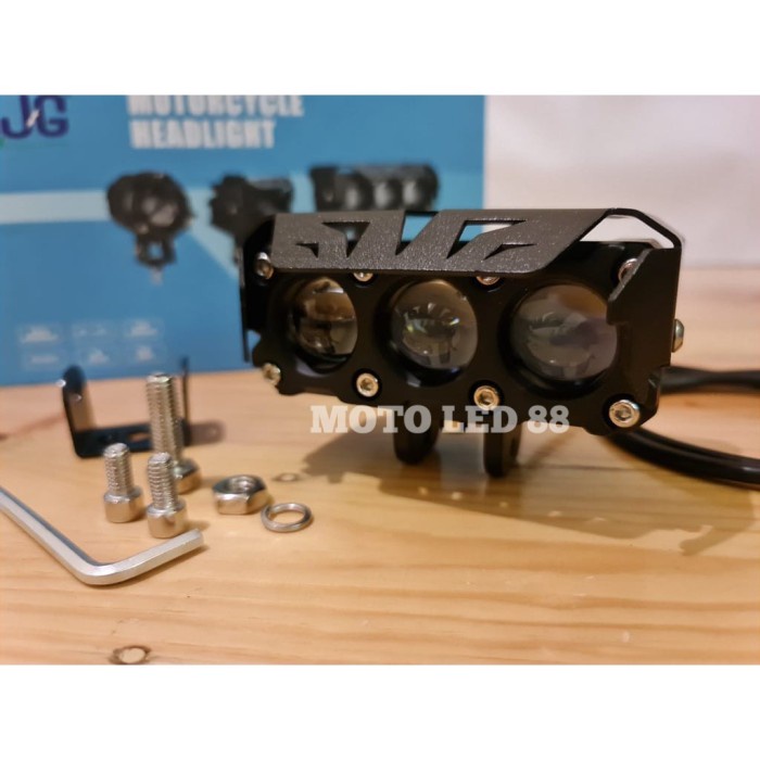 Lampu Tembak SQL 3 Mata HJG - Foglamp Laser SQL HJG Hight Low