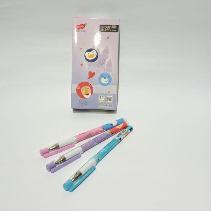 

ㄵ SELUSIN ( 12 PCS ) Pulpen Lovein Zhi Xin Gel Pen Lovein ZhiXin ㅵ