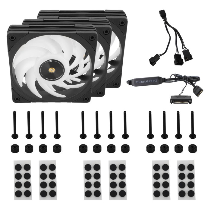 THERMALRIGHT TL-B12-S ARGB TRIPLE SET Static Pressure 120mm PWM Fan