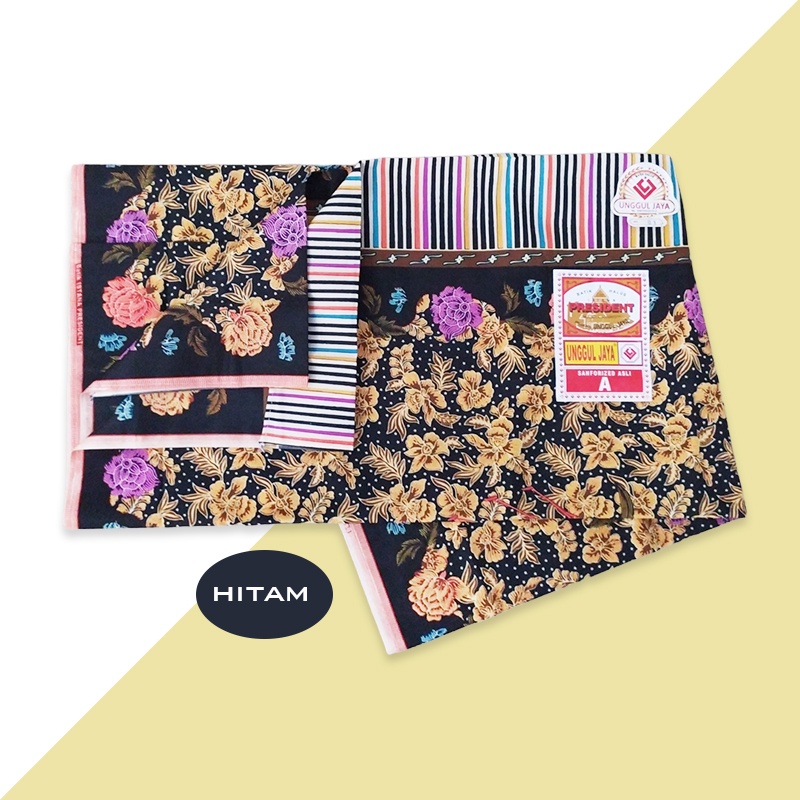 Kain Gendongan Bayi Samping Jarik Batik Tradisional President Unggul Jaya Kualitas Premium 255x90cm Corak Bunga