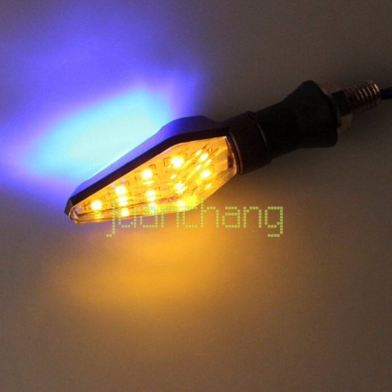 Lampu Sein LED 12V Warna Amber Untuk Motor Universal