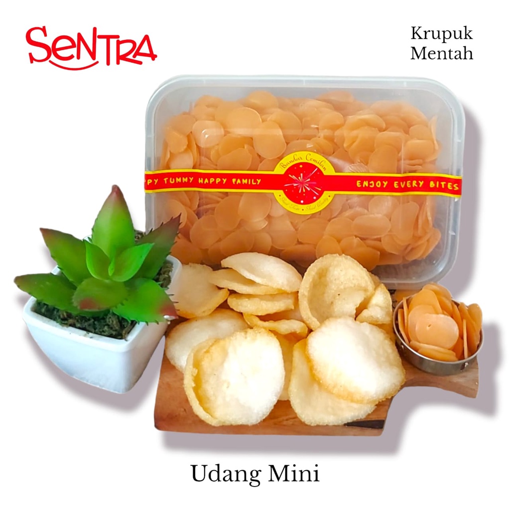 

Kerupuk Udang Mini || Kerupuk Kering Mentah Box Premium