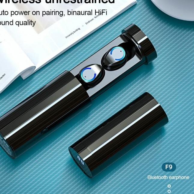 New Design Bluetooth TWS F9-6 Wireless Earphone With LED Display