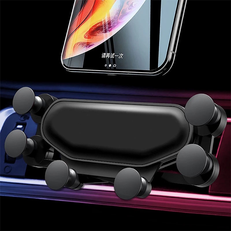 1pc Bracket Holder Handphone / GPS Universal Anti slip Untuk Ventilasi Ac Mobil