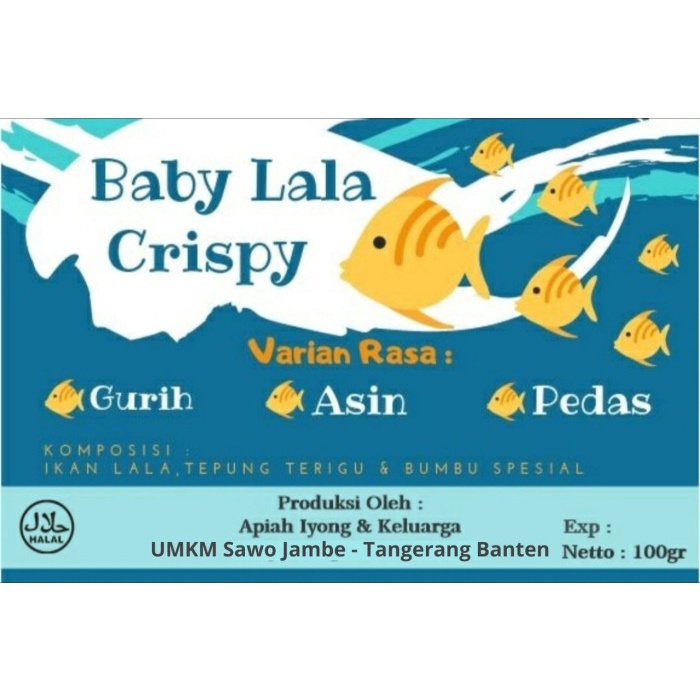 

Ikan Kecil Baby Fish Lala Crispy 500g Goreng Ikan Bumbu Tepung Pedas