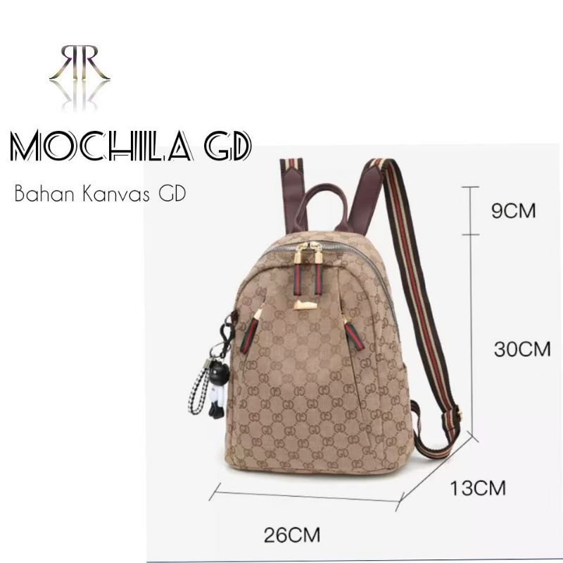 New Arrival_Tas Ransel Canvas Wanita_Backpack Kerja Kuliah_Tas Wanita