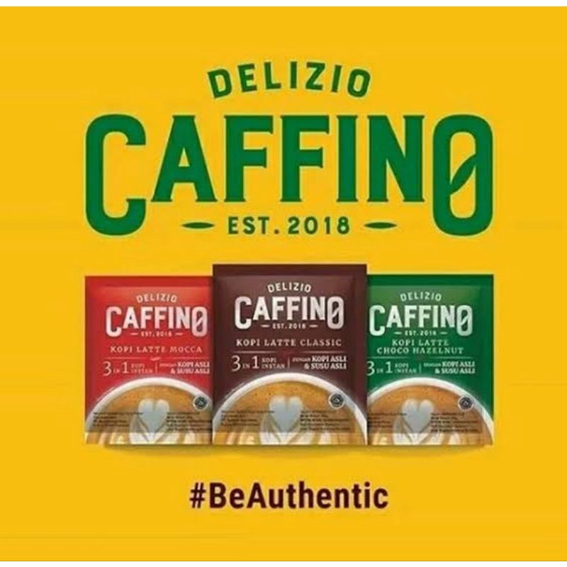 Delizio Caffino Kopi Latte 3in1 (renceng)