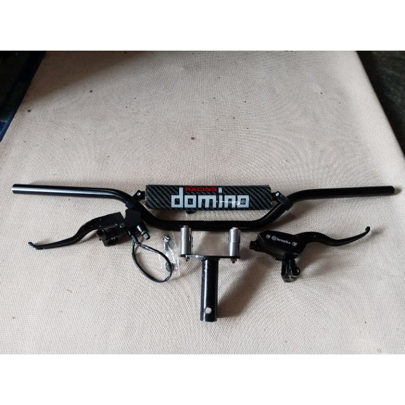 paketan stang trail Alloy - dudukan stang - master rem Brembo satu set motor bebek dan matik
