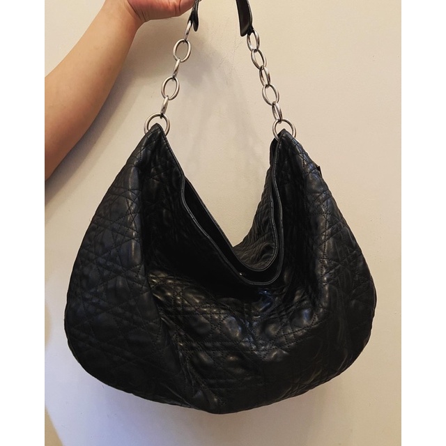 Preloved Authentic Christian Dior Cannage Hobo bag