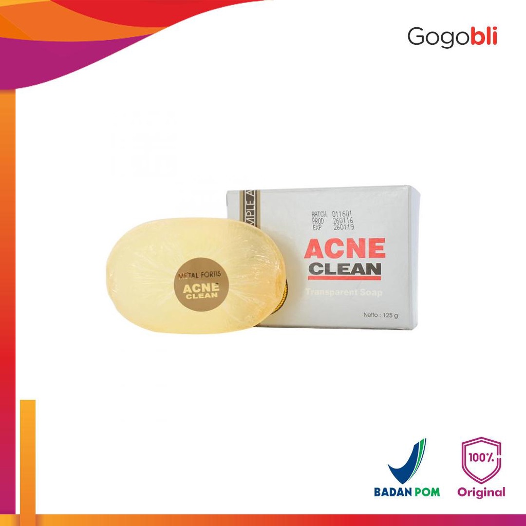 Metal Fortis Sabun Clean Acne 125gr