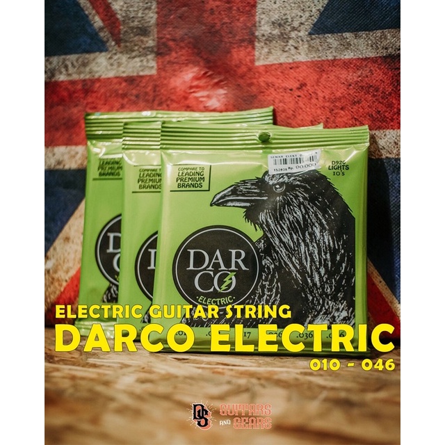 Jual Darco String Electric Guitar Strings 10 46 Shopee Indonesia