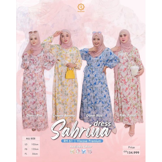 Sabrina dress // Raudhah // dress rayon viscose // rayon premium
